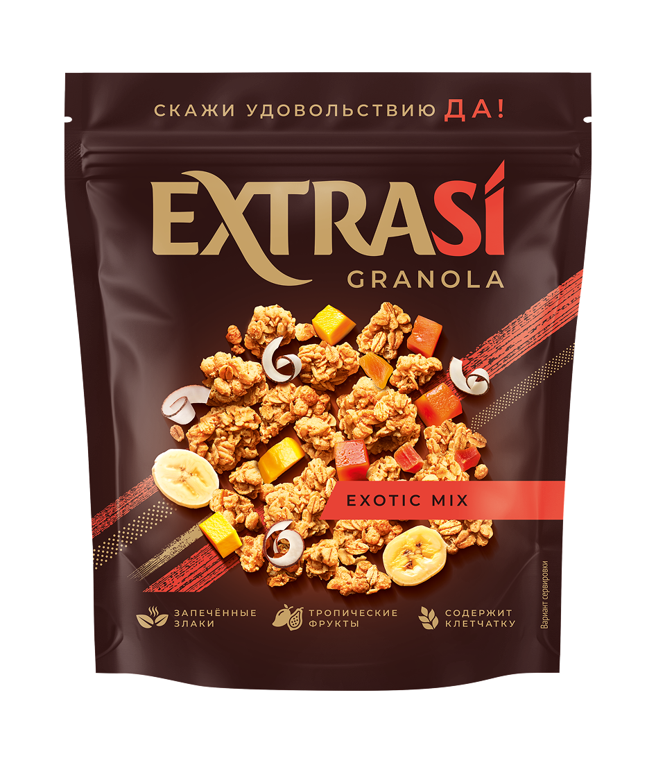 Хрустящая Гранола ExtraSi «Exotic Mix (Экзотический микс)» — Любятово