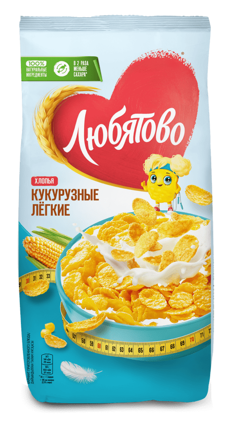 Завтраки готовые «Хлопья без сахара» — Любятово